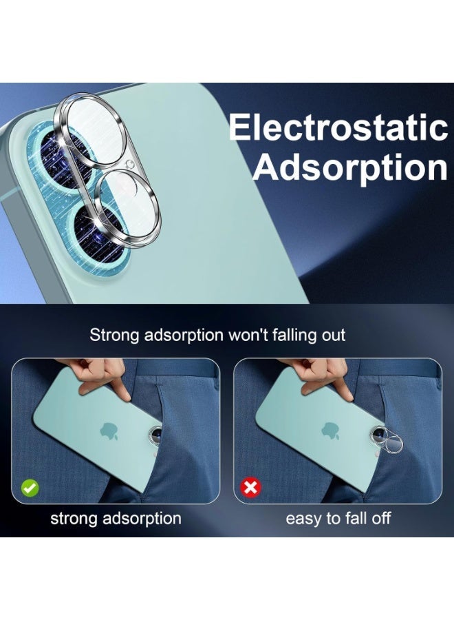 Camera Lens Protector Ultra HD Tempered Glass Camera Lens Protection Cover Case Friendly Scratch-Resistant Night Shooting Mode For iPhone 17 6.3-Inch (Transparent) - Image 4