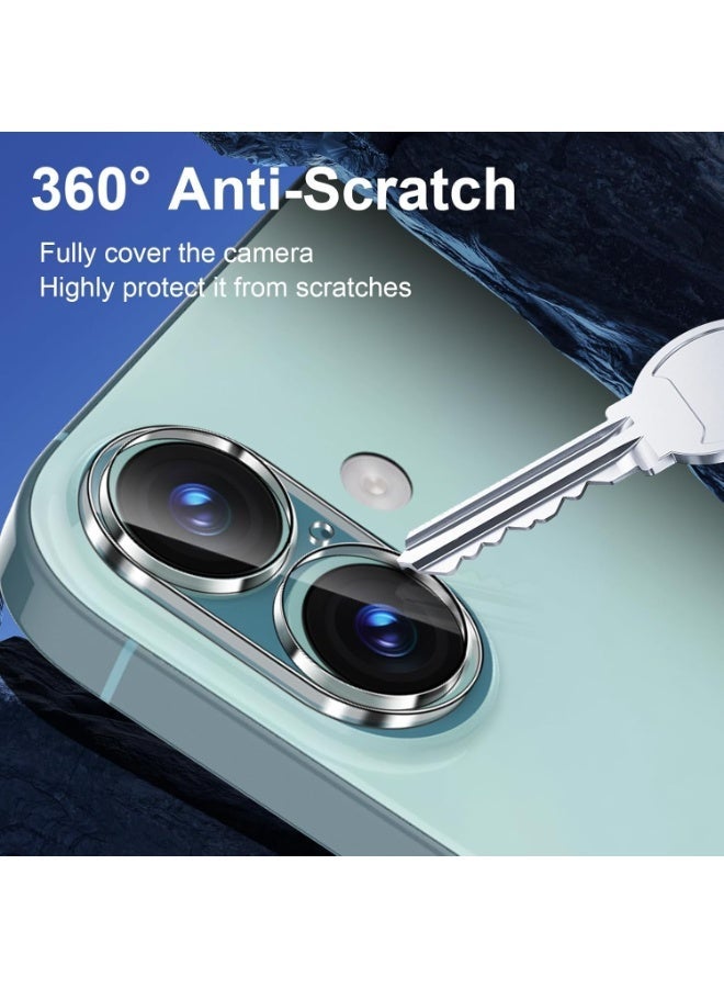 Camera Lens Protector Ultra HD Tempered Glass Camera Lens Protection Cover Case Friendly Scratch-Resistant Night Shooting Mode For iPhone 17 6.3-Inch (Transparent) - Image 3