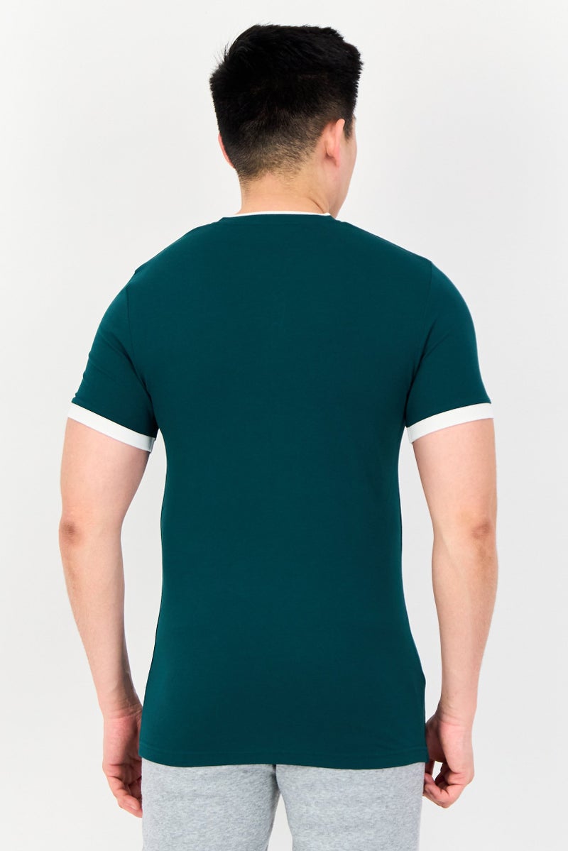 PUMA تي شيرت بولو رياضي للرجال بأكمام قصيرة، خارجي، أخضر - Image 4