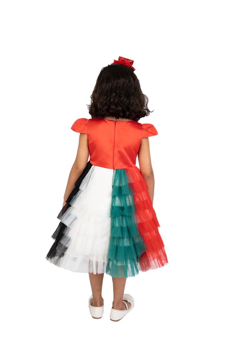 D'Daniela UAE Flag Dress Noura Collection - Image 4