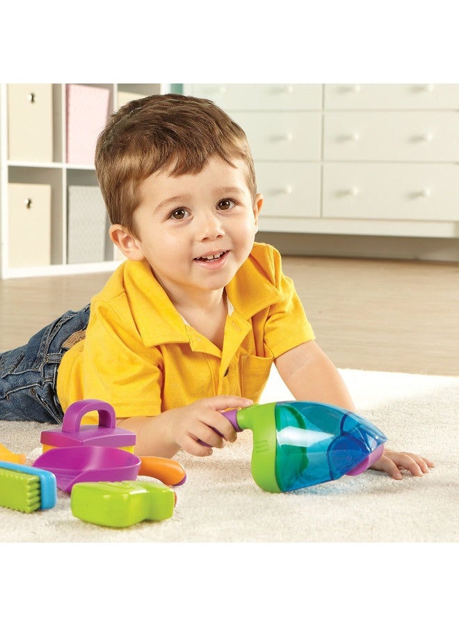 Learning Resources New Sprouts Clean It! Set (6-Piece, Cleaning Tools, Multi-Color, Ages 2+) - Image 2