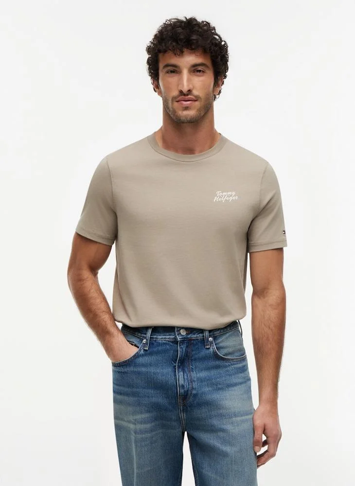 TOMMY HILFIGER  Back Photo Print Jersey T-Shirt for Men | Best Price UAE