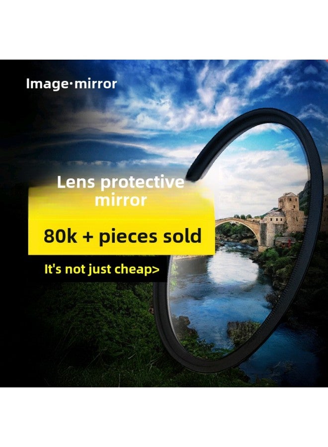 UV Mirror 40.5/46/49/52/55/58/62/72/82/86/95/105 67mm 77mm Micro SLR-Color:Uv Mirror (black Frame) 52mm  - Image 1