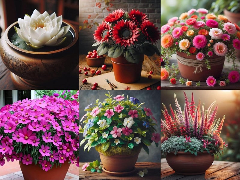 Earth Hopper Low Maintenance Hybrid Flower Seeds Combo Pack- All Year Flower Seeds Supply (6 VARIETIES) - Image 1