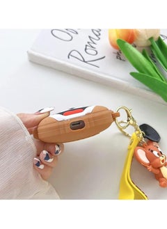 Generic Compatibility With Apple Airpods 1/2 Case Cover Cartoon Cute Funny Anti-Fall Protective Case Cover For Apple Airpods 1/2 (Jerry)  - Image 4
