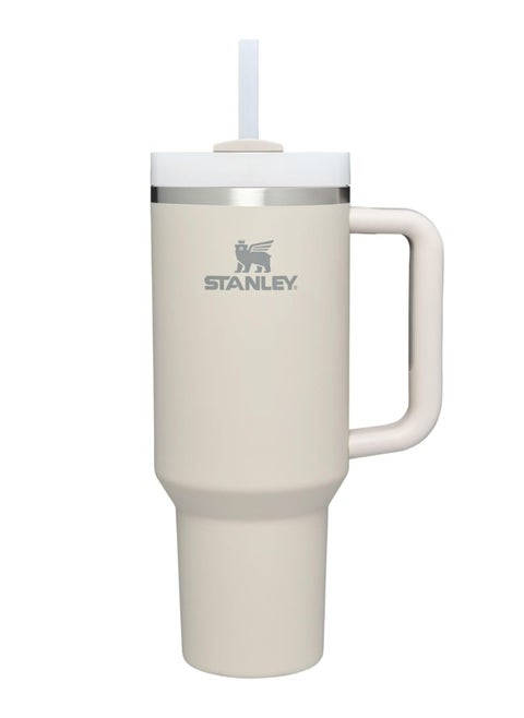 Stanley cup H2.0 Stainless Steel with Lid and Straw for Water Iced Tea,Coffee and Smoothie,Dune,40 oz