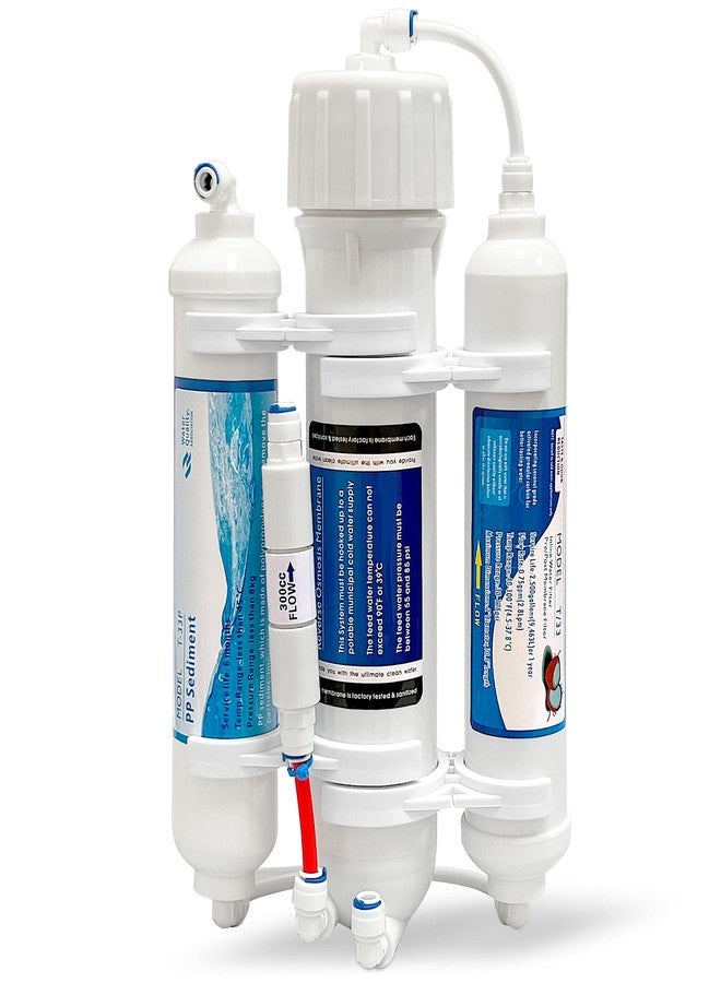 Ronaqua 3 Stage Reverse Osmosis Countertop Portable Tank-Less Space Saver Water Universal Filtration System for Drinking Water or Aquarium Fish Tank Filter NSF Certified 50 GPD Membrane Removal Rate 98% - Image 1