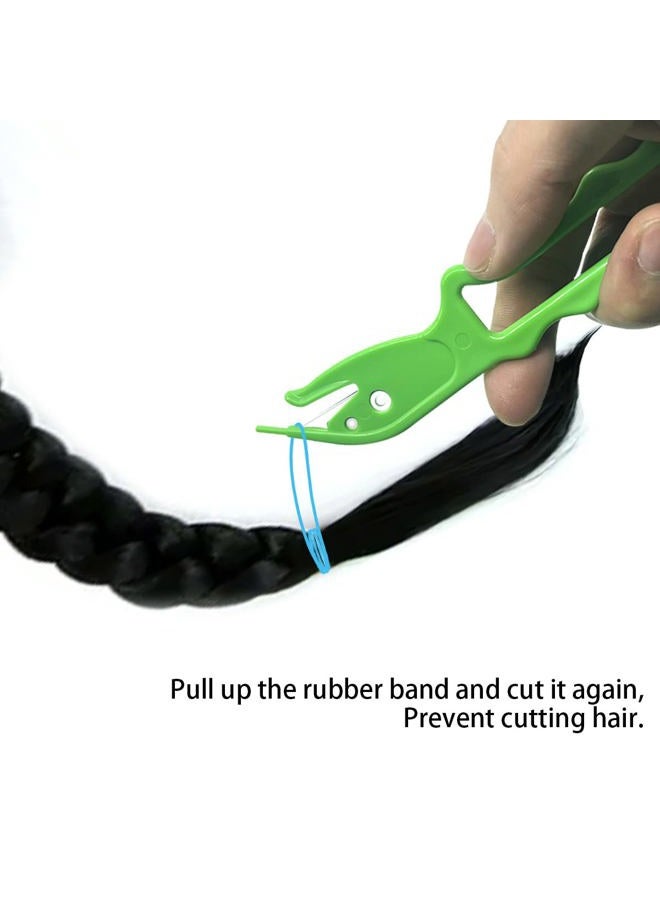 CHAOYUN 4 Pcs Hair Ties Cutter, Rubber Band Cutter for Hair Tie, Remover Easy to Remove Disposable Rubber Band Tool Elastic Hair Tie Cutter for Kids Girls Women (4 Color) - Image 4
