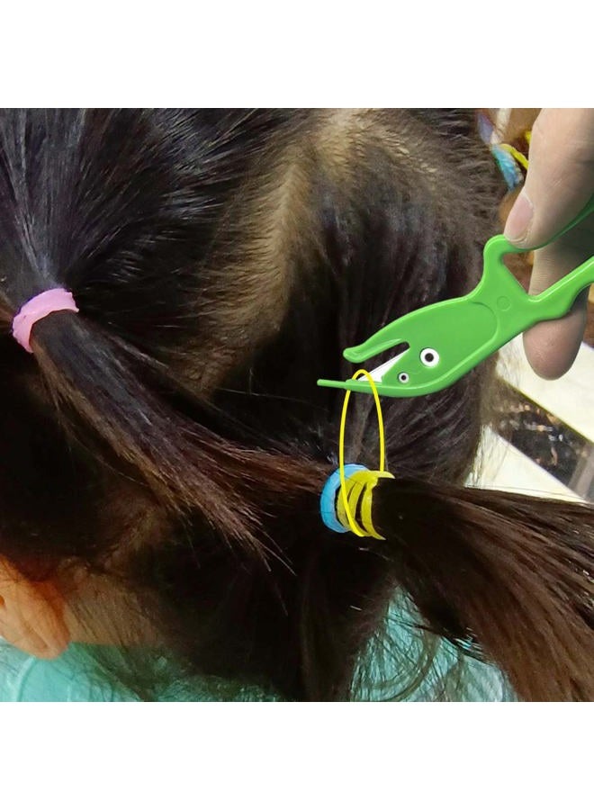 CHAOYUN 4 Pcs Hair Ties Cutter, Rubber Band Cutter for Hair Tie, Remover Easy to Remove Disposable Rubber Band Tool Elastic Hair Tie Cutter for Kids Girls Women (4 Color) - Image 3