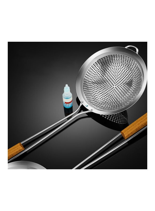 NIBEMINENT Stainless Steel Mesh Colander Food Filter Sieve Silver - Image 5