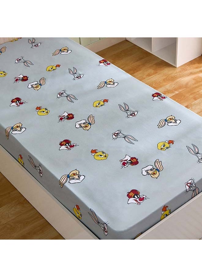 Home Box Looney Tunes Single Fitted Sheet 200 x 25 x 90 cm  - Image 3