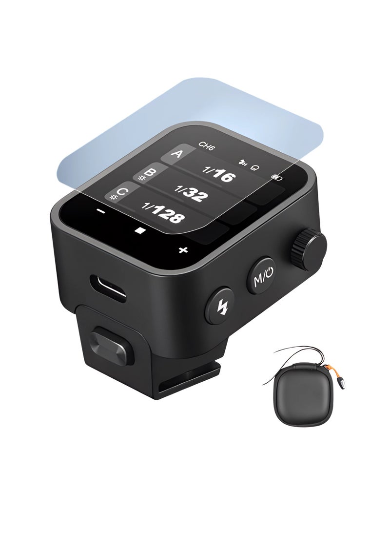 Godox X3S Wireless Trigger Transmitter, 2.4G TTL Flash Trigger With Built In Lithium Battery, Portable Touch Screen Flasher Trigger With TCM Conversion, (X3S With Tempered Film, For Sony Camera)  - Image 1