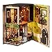 Fsolis Book Nook Kit 3D Wooden Puzzle for Adult DIY Miniature Kit Decorative Bookend Bookshelf Bookcase Decor Gifts for Women Readers Book LoversRose Detective Agency - Image 4