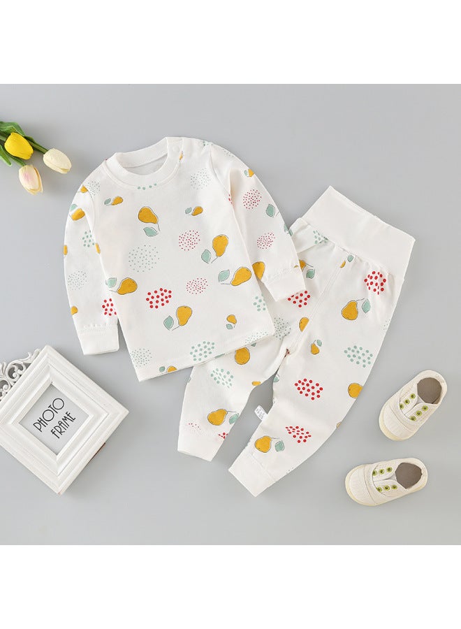 Baby High-waisted Autumn Clothing Set Newborn Baby Intimates 0-3 Years Old Kidsren's Clothing Boys And Girls Autumn Pants