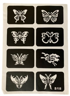 Generic 8 henna designs or body ink 