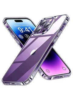 Clear Transparent iPhone 14 Pro Max Case (2022) Anti-Yellowing Military,Ultra-Thin,Shock Absorption Anti-Scratch Back Cover-Crystal Clear.