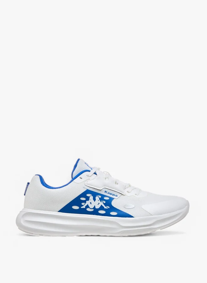 Kappa Men's Logo Print Sports Shoes with Lace-Up Closure