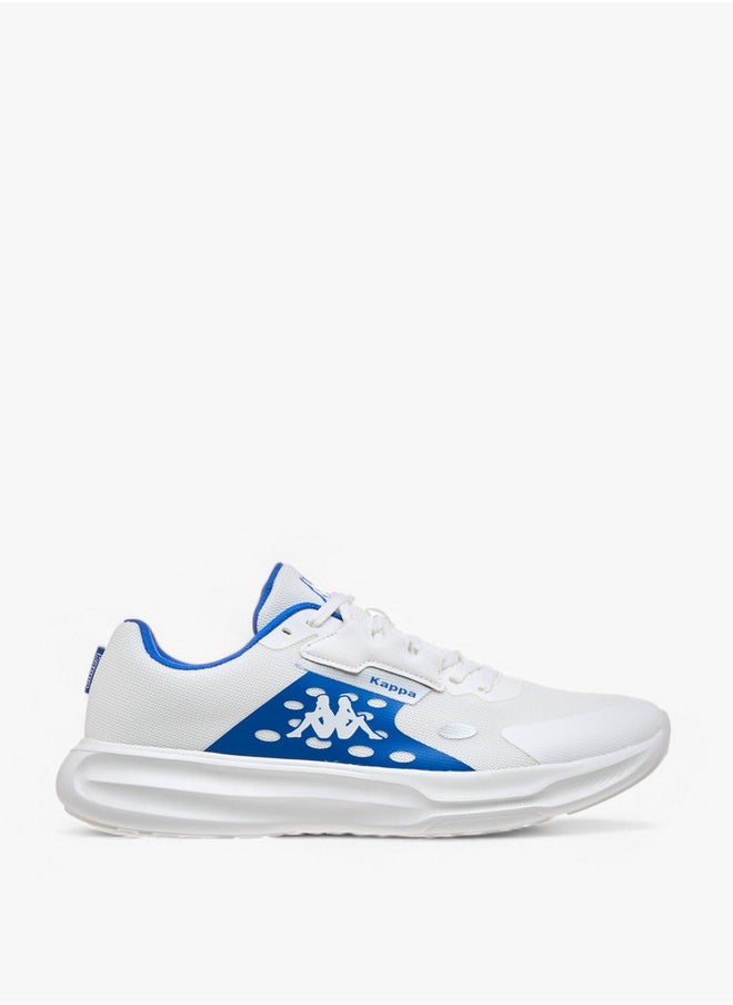Kappa Men's Logo Print Sports Shoes with Lace-Up Closure  - Image 3