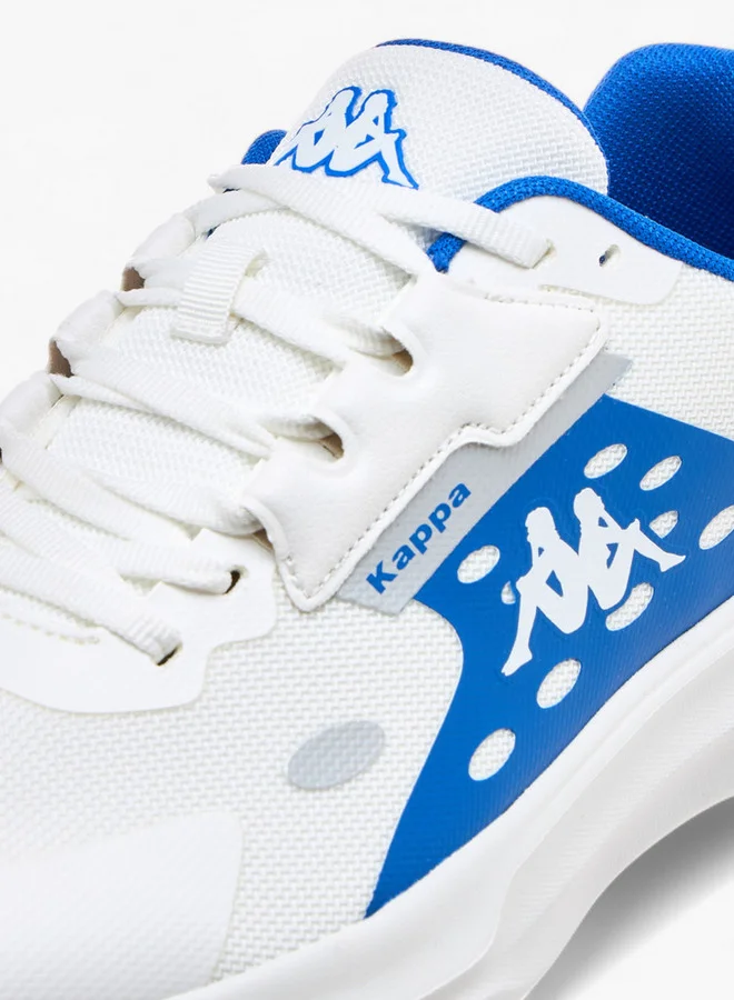 Kappa Men's Logo Print Sports Shoes with Lace-Up Closure