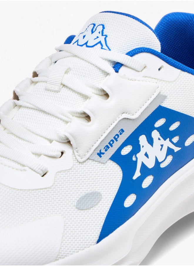 Kappa Men's Logo Print Sports Shoes with Lace-Up Closure  - Image 4