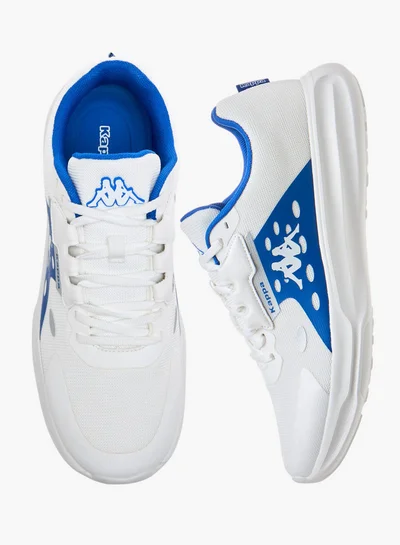 Kappa Men's Logo Print Sports Shoes with Lace-Up Closure