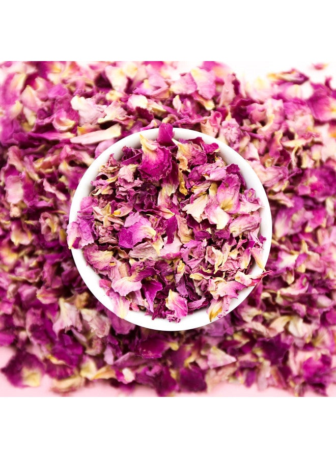 TEARELAE TEARELAE - Dried Rose Petals - Top-Grade Pure Natural Edible Flowers - Use for Tisanes, Baking, Candle Making, Soap Making and Handicraft - 1.3oz/37g  - Image 1