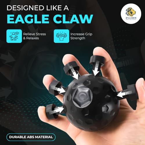 PRO365 Hand Gripper & Finger Strength Trainer | Grip Strength Trainer for Fingers, Wrist & Forearm | Durable ABS Material | Hand Exercise Equipment for Gym, Sports & Rehab | 1 Year Brand Warranty - Image 3