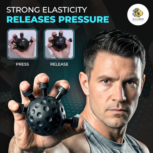 PRO365 Hand Gripper & Finger Strength Trainer | Grip Strength Trainer for Fingers, Wrist & Forearm | Durable ABS Material | Hand Exercise Equipment for Gym, Sports & Rehab | 1 Year Brand Warranty - Image 4