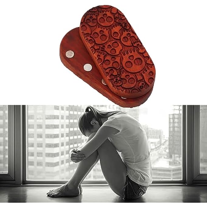 Cryfokt Decompression Toy, Exquisite Workmanship Finger Stress Relief Slider Relaxing Wood for Office for Youth (#2) - Image 5