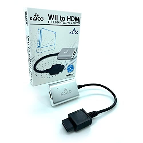 Kaico Wii to HDMI Adapter for Nintendo Consoles, Supports Component Output - Plug & Play – NTSC & PAL - Image 1