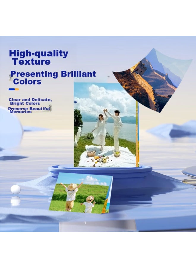 NVV A4 Photo Printing Paper, 200g High Gloss Photo Paper, Inkjet High Gloss Photo Paper, 20 Sheets/pack, Bq-xpa4 - Image 3