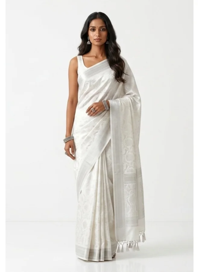 Nool Chandra Banarasi Designer Silk Saree with Unstitched Blouse Material