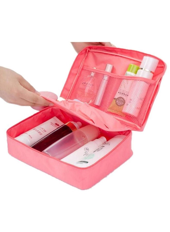نيبمينينت حقيبة مستحضرات تجميل قابلة للتعليق ومناسبة للسفر وردي - Image 3