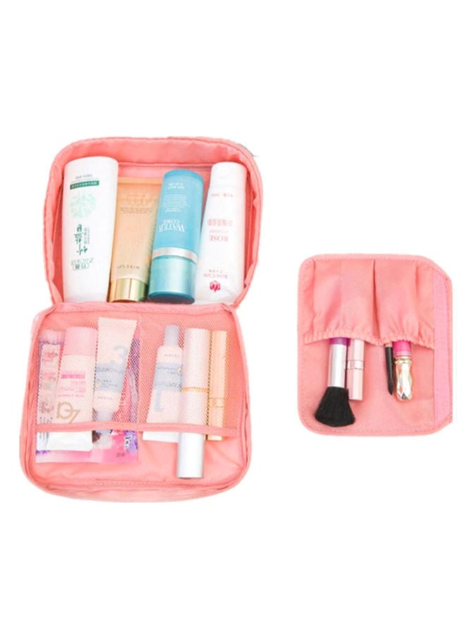 نيبمينينت حقيبة مستحضرات تجميل قابلة للتعليق ومناسبة للسفر وردي - Image 2