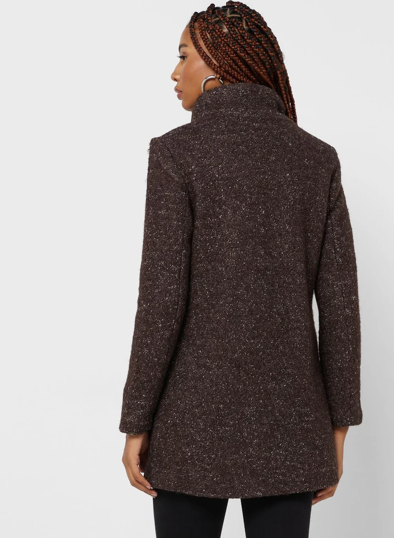 ONLY High Neck Knitted Coat