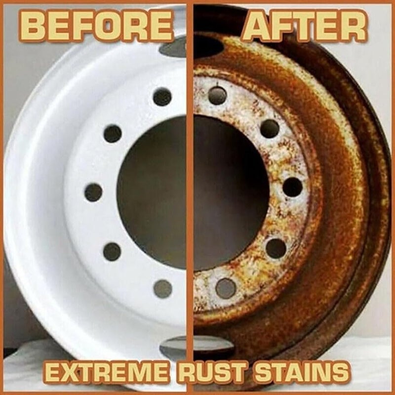 Fast Acting Rust Remover Spray 30Ml For Automotive Metal Wheels Hardware - Image 3