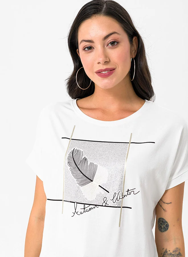 فيليكس هاردي Crew Neck Basic Tshirt