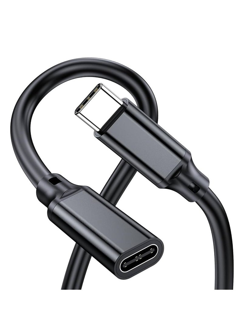 كابل تمديد من النوع C، ذكر إلى أنثى، كابل بيانات USB 3.1 من الجيل الثاني، كابل شحن، محول وكابل تمديد مناسب لجهاز Nintendo Switch وشحن Apple PC PD، قاعدة NS، توصيل طاقة USB، وصلة محمولة، محطة إرساء حديثة، كابل شحن ممتاز، موصل معزز، شاحن Type C، لعشاق التقنية، ملحقات الألعاب - Image 1