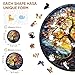 Qiuenisray Wooden Puzzles for Adults Glass Tree of Life Jigsaw Puzzles 200 Pieces Beautiful Wall Decor FSC Certified Unique Shape Adult Puzzles Pieces Wood Creative for Family Game 112x112 in - Image 4