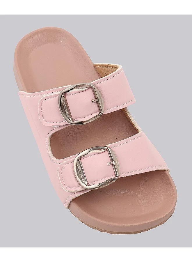 Mark & Mia Mark & Mia Solid Buckle Closure Sandals - Pink