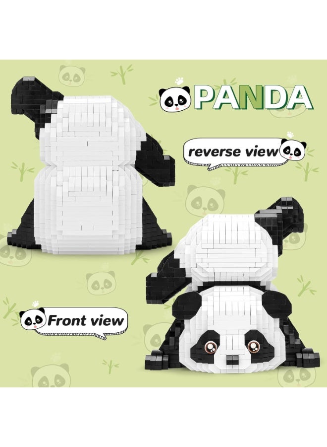 Panda Cute Panda-Soraya Mini Building Blocks Sets for goodie Bags, Not Compatible with Lego Animals, 1325 PCS Micro Mini Building Toy Bricks for Adults, Party Favors for Kids Boys Girls 12-14  - Image 5