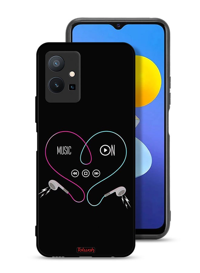 Tolwak Vivo Y75 5G Protective Case Cover Music On - Image 1
