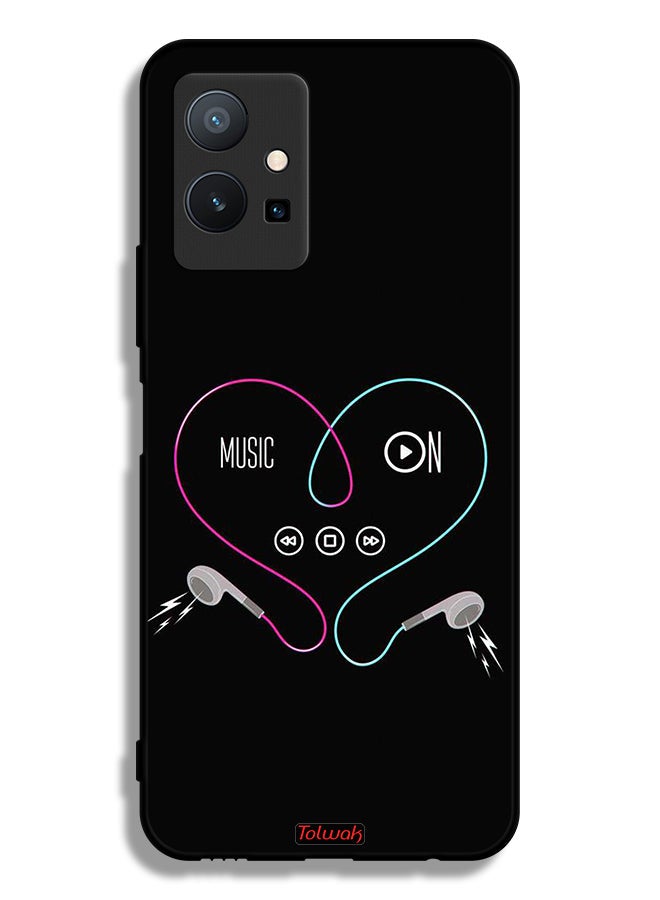 Tolwak Vivo Y75 5G Protective Case Cover Music On - Image 2