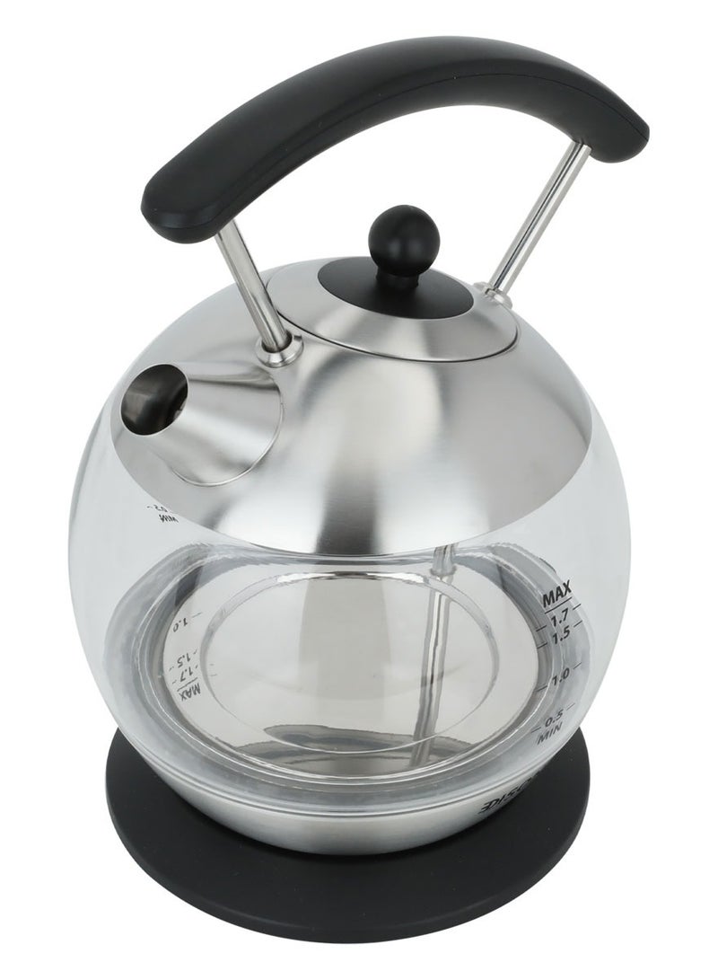EDISON Glass Kettle With Black Hand 1.7 Liter 2200W - Image 3