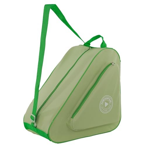 HEXIFUL Skate Bag to Carry Ice Skates, Inline Skates, Roller Skates and Quad Skates for Both Kids and Adults (Grass/Green 014), HXFSKB000 - Image 1