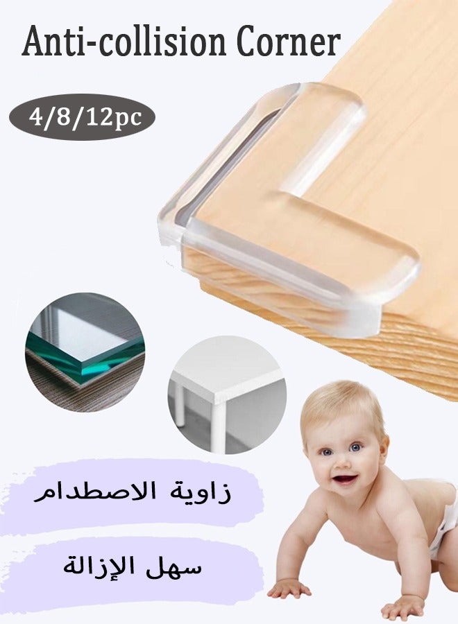 Edge Protectors, Right Angle Anti-Bumper Corners,  Thick Silicone Furniture Corner Protector,Anti-Bump Protectors, Table Chair Wall Sharp Corner Protection, Safety Edge Corner Guards, Silicone Corner Guards, Table Corner Protectors - Image 1