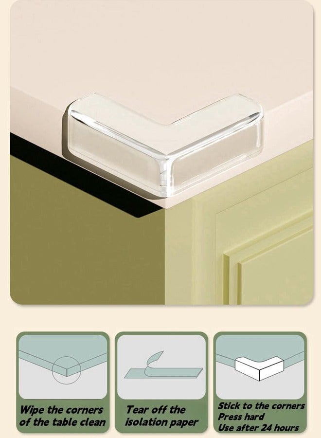 Edge Protectors, Right Angle Anti-Bumper Corners,  Thick Silicone Furniture Corner Protector,Anti-Bump Protectors, Table Chair Wall Sharp Corner Protection, Safety Edge Corner Guards, Silicone Corner Guards, Table Corner Protectors - Image 4
