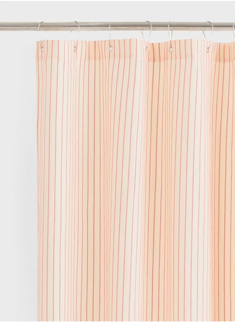 اتش اند ام Striped Shower Curtain