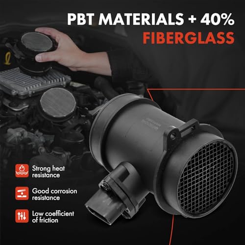 A-Premium Mass Air Flow Sensor Meter Assembly [5-Pins] Compatible with Mercedes-Benz C280 1997, C36 AMG 1995-1997, E320 S320 SL320 & Dodge & Freightliner & Land Rover - Image 2