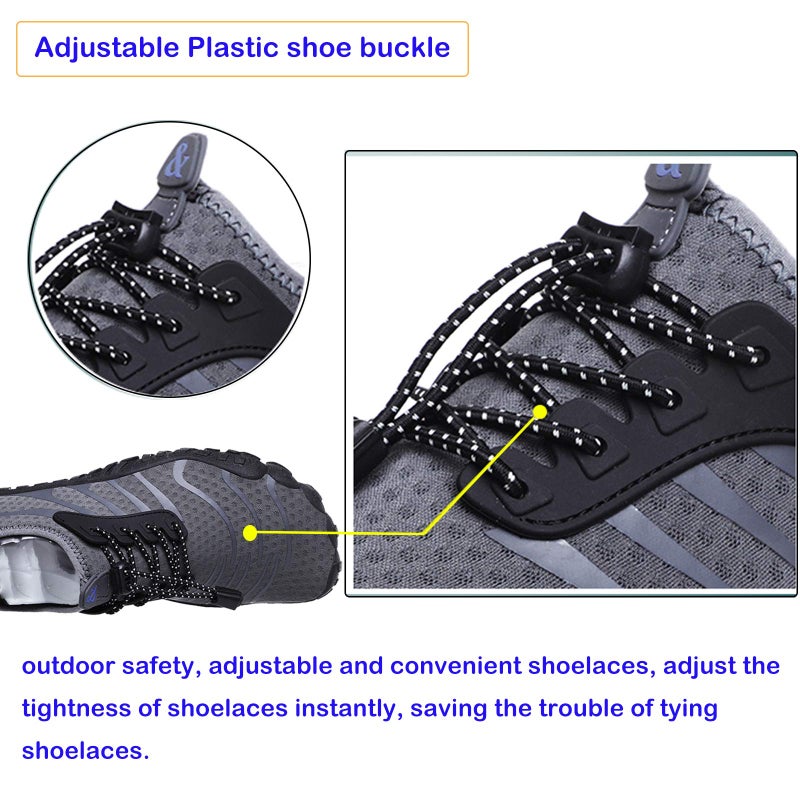 ziitop Water Shoes Mens Women Barefoot Shoes Quick Dry Aqua Outdoor Sports for Swim Pool Beach Surf Walk Water Yoga River Lake Hiking Kayaking - Image 5